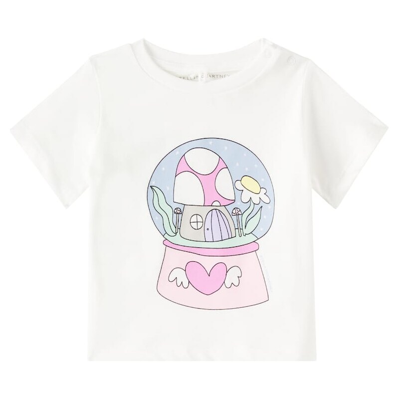 Stella McCartney Kids Baby printed cotton jersey T-shirt