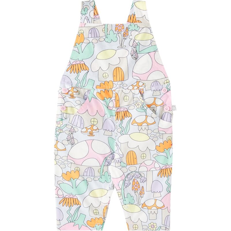 Stella McCartney Kids Baby printed cotton overalls
