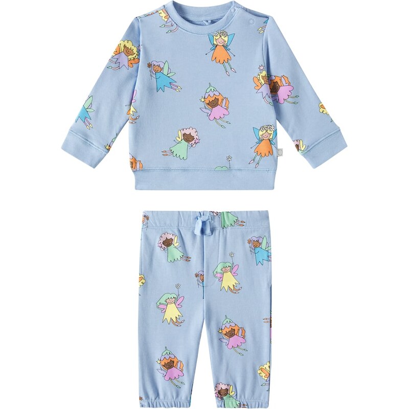 Stella McCartney Kids Baby cotton sweatshirt and sweatpants set