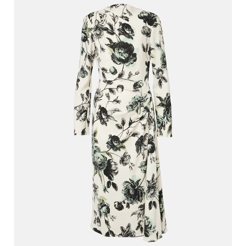 Erdem Draped midi dress