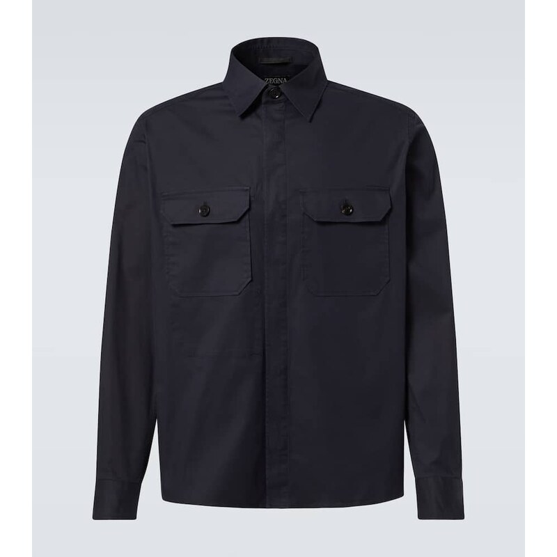 Zegna Cotton-blend shirt
