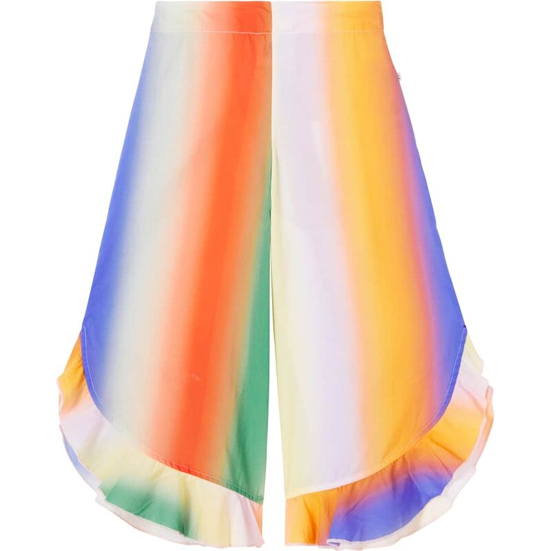 Molo Aretha printed ruffled cotton pants