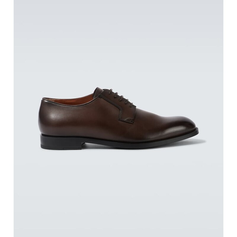 Zegna New Classic leather Derby shoes