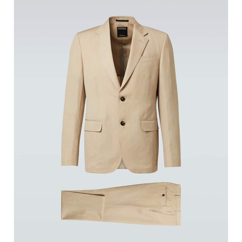 Zegna Trofeo wool and linen suit