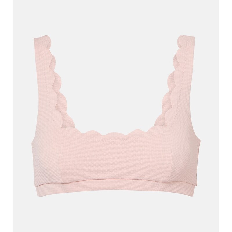 Marysia Mini Palm Springs scalloped bikini top