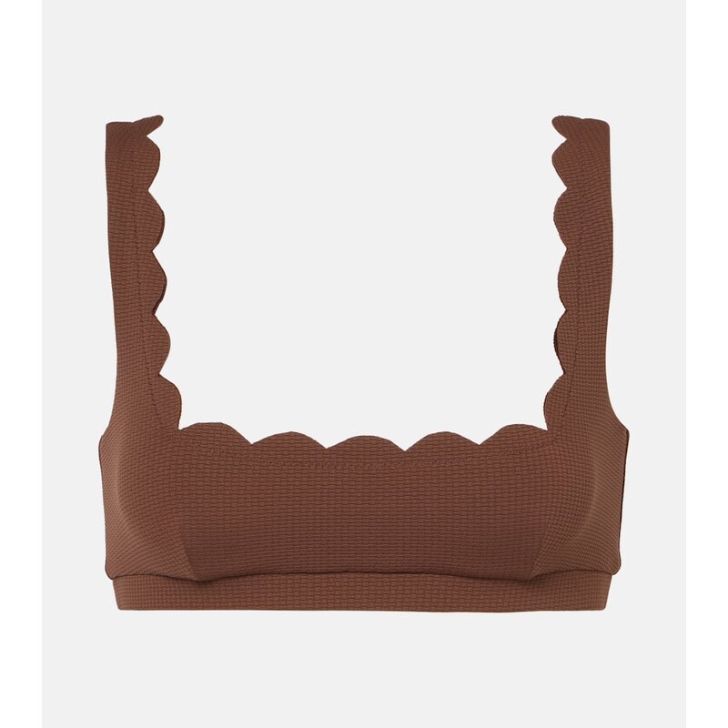 Marysia Mini Palm Springs scalloped bikini top