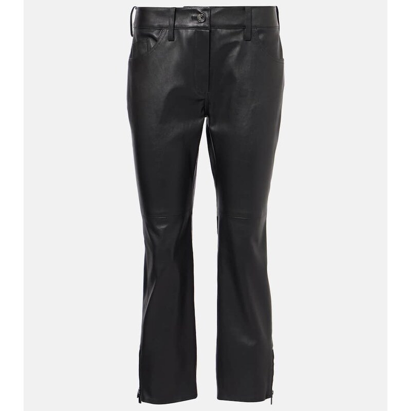 Magda Butrym Low-rise leather capris