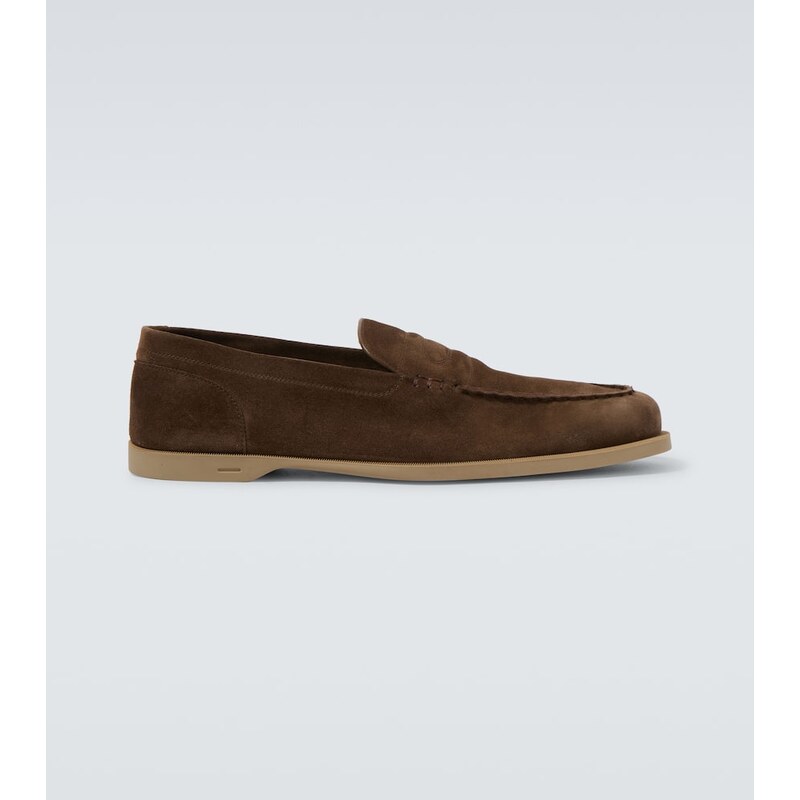 John Lobb Pace suede loafers