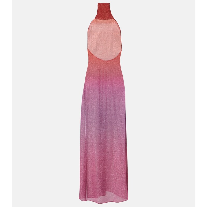 Oséree Lumière lamé maxi dress