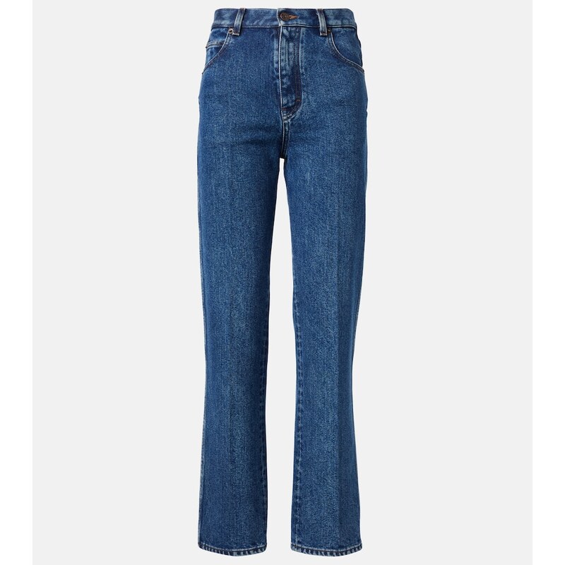 Loro Piana Brooke mid-rise cropped straight jeans