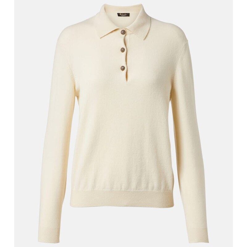 Loro Piana Cashmere polo sweater