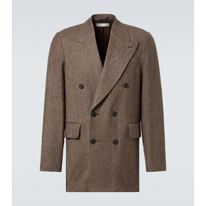 Our Legacy Sharp DB linen and cotton blazer