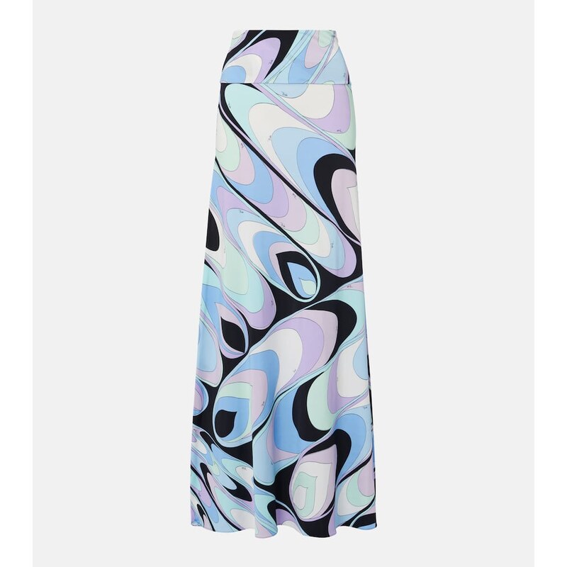 Pucci Jersey satin maxi skirt