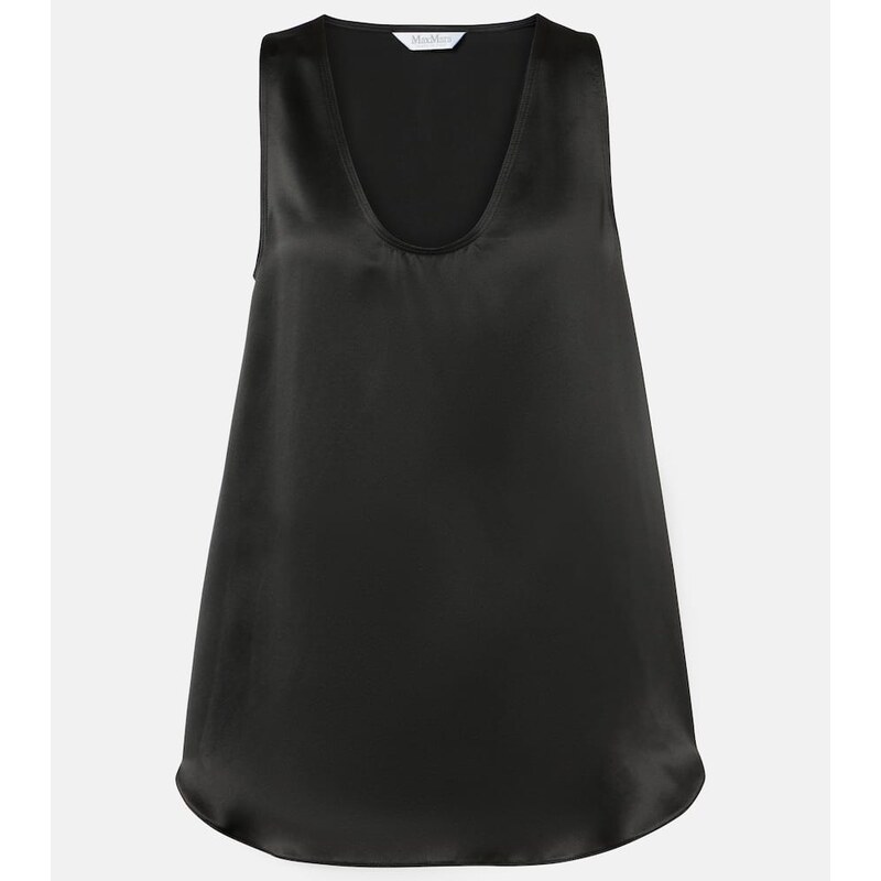 Max Mara Filly silk tank top