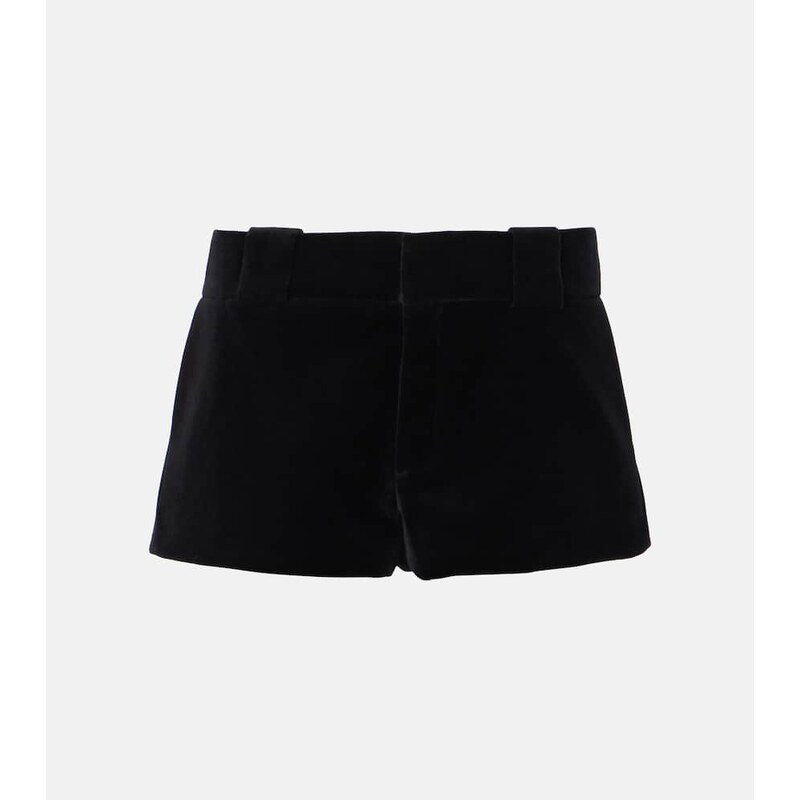 Chloe ChloÃ Cotton velvet shorts