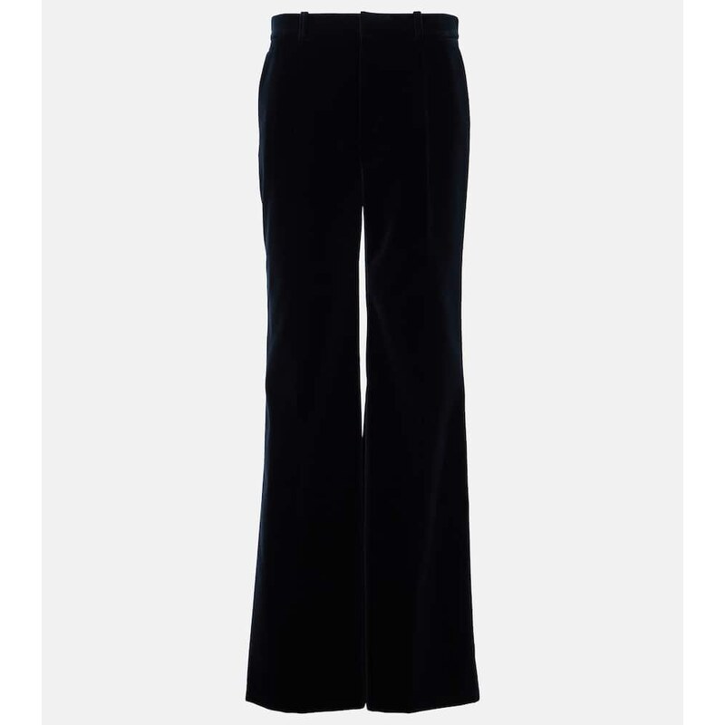 Chloe ChloÃ Cotton velvet flared pants