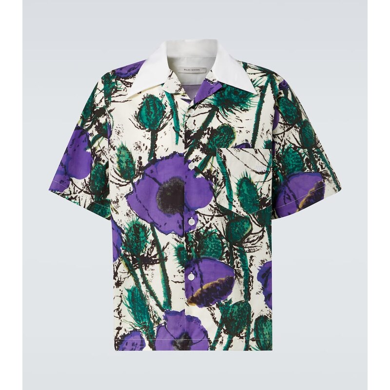 Wales Bonner Highlife floral cotton bowling shirt