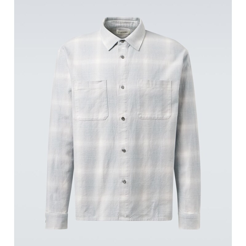 Frame Checked cotton overshirt