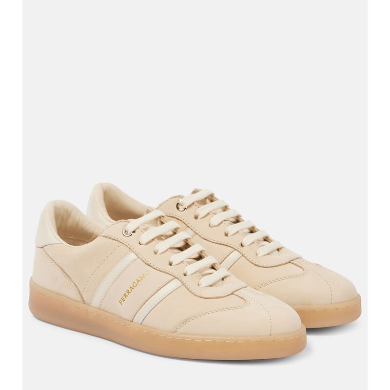Ferragamo Achille 1 leather sneakers