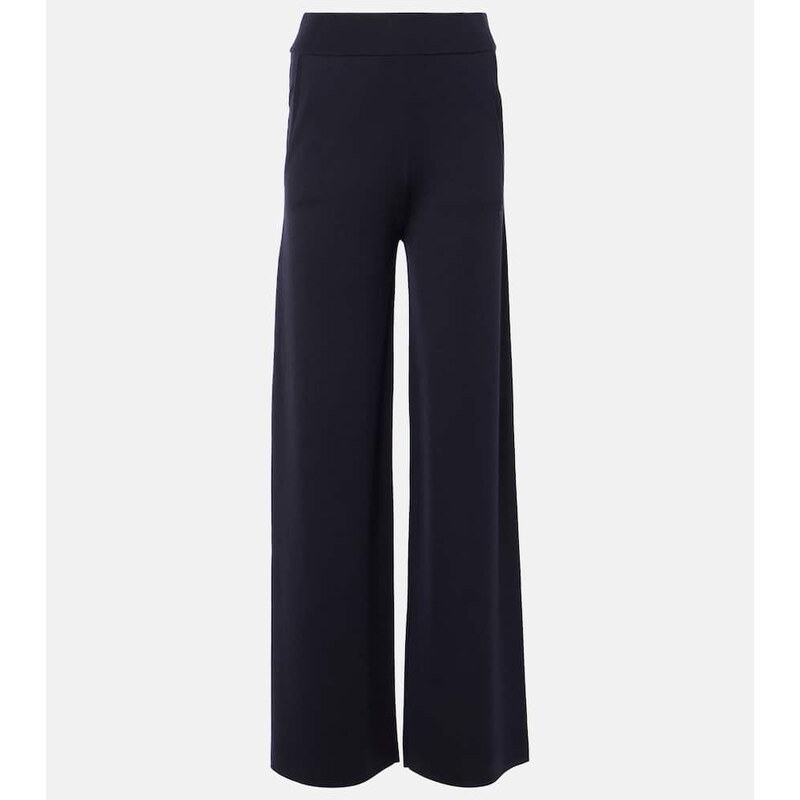 Max Mara Wilma virgin wool wide-leg pants