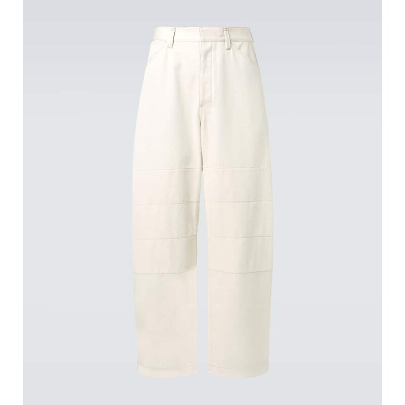 Lemaire Cotton drill barrel-leg pants