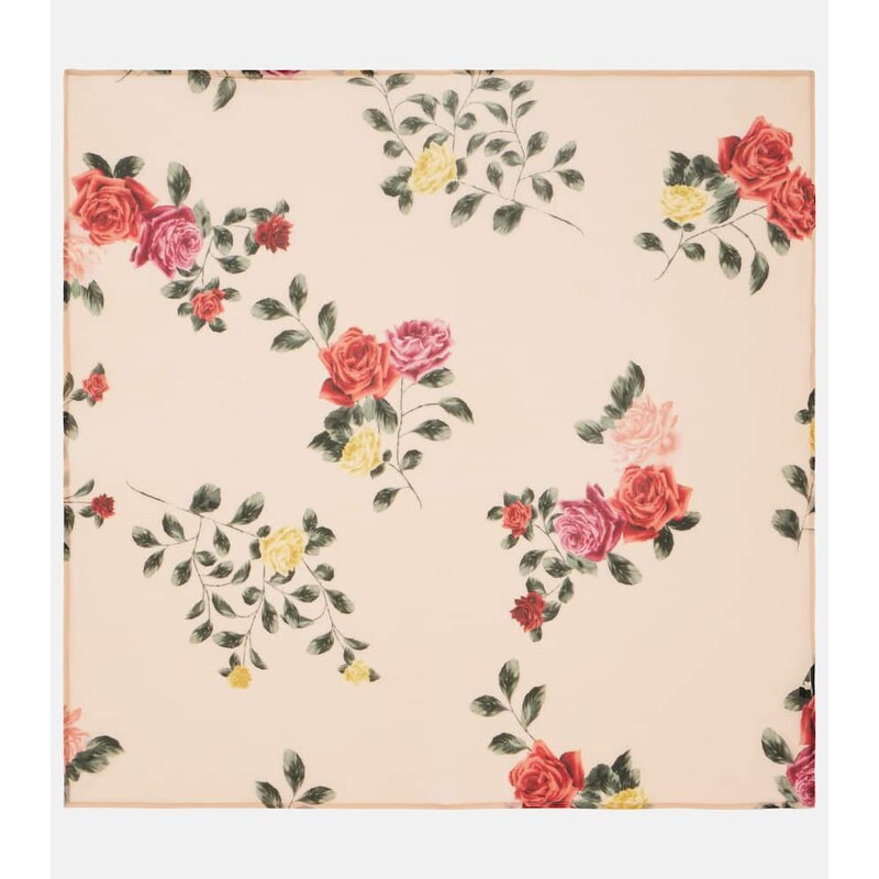 Magda Butrym Floral silk-blend scarf