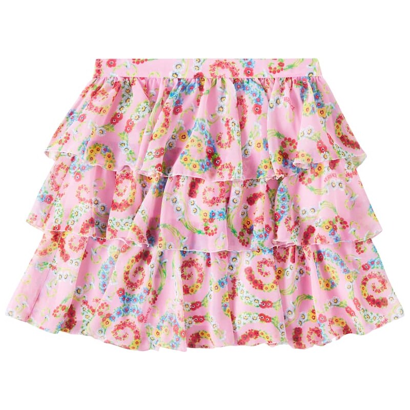 Versace Kids Floral skirt