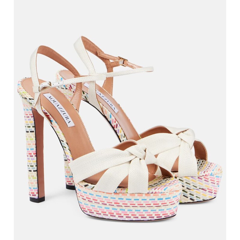 Aquazzura Divine 130 platform sandals