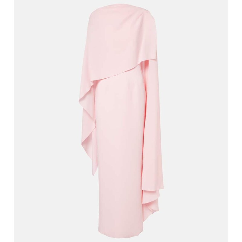Roksanda Demetria caped crÃªpe maxi dress