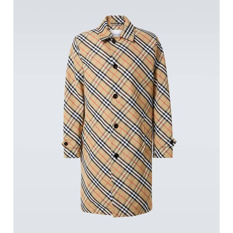 Burberry Burberry Check overcoat