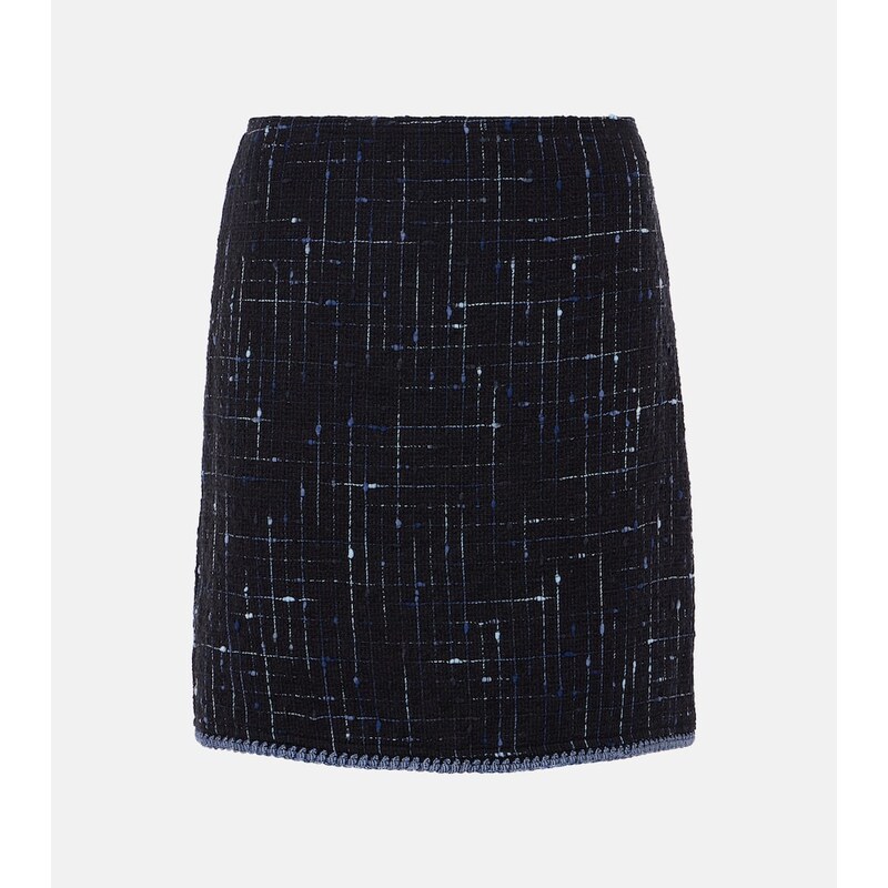 Etro Cotton-blend tweed miniskirt