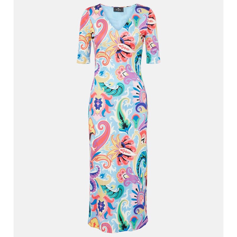 Etro Paisley midi dress