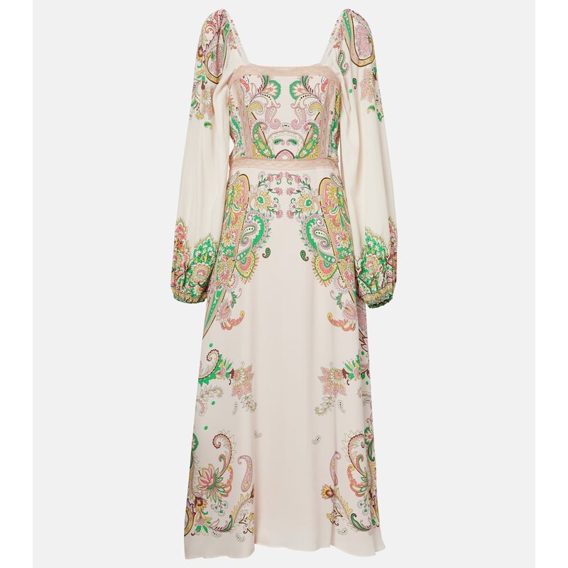 Etro Printed midi dress