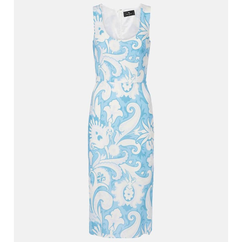 Etro Printed midi dress