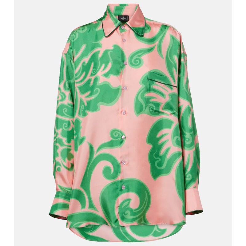 Etro Printed silk blouse