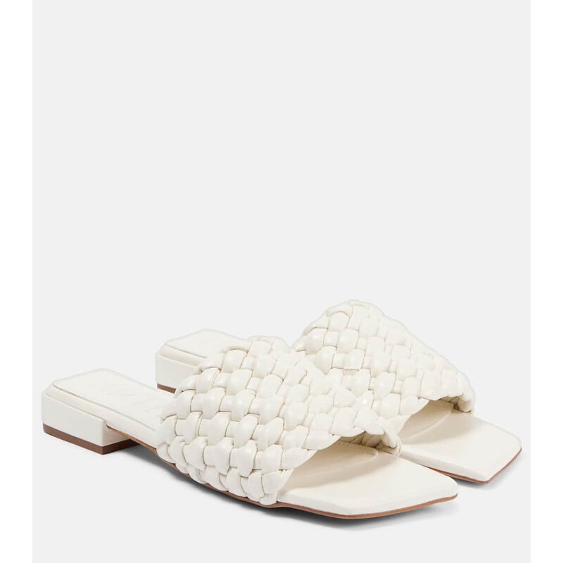 Souliers Martinez Aster woven leather slides