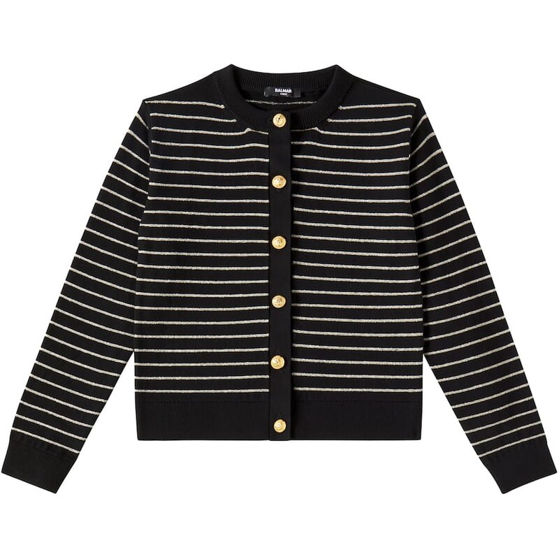 Balmain Kids Cotton cardigan