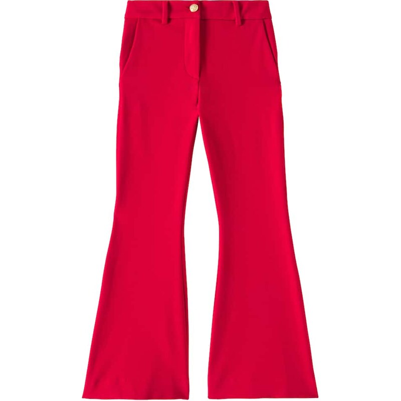 Balmain Kids High-rise flared pants
