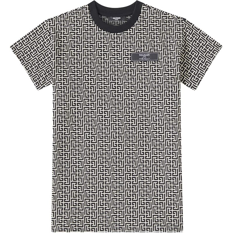 Balmain Kids Cotton-blend jersey dress