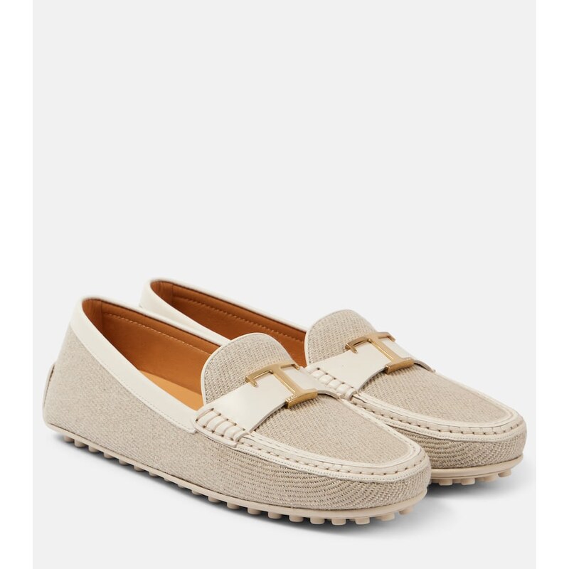 Tods City Gommino canvas driving shoes