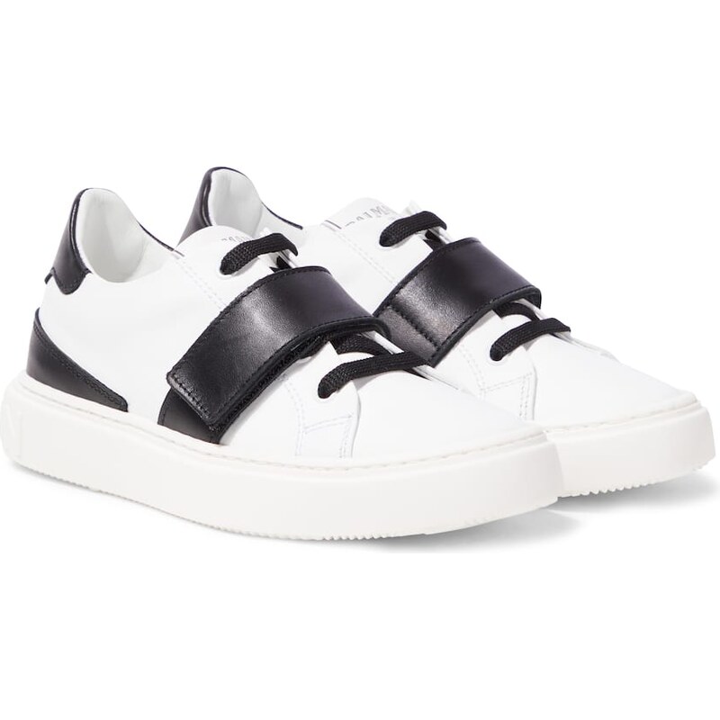 Balmain Kids Leather sneakers