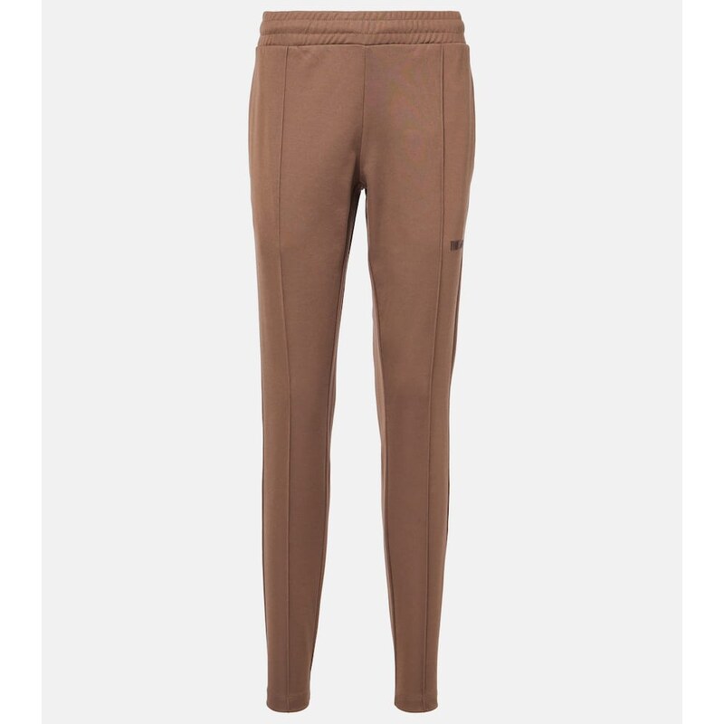 The Attico Logo cotton-blend jersey sweatpants
