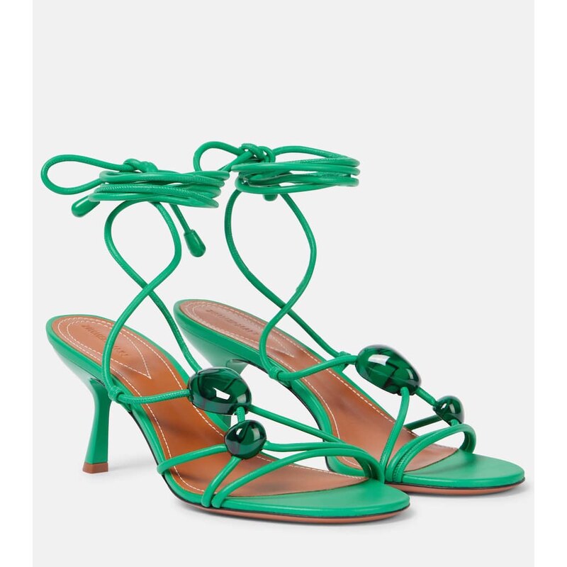 Zimmermann Gleam 65 embellished leather sandals