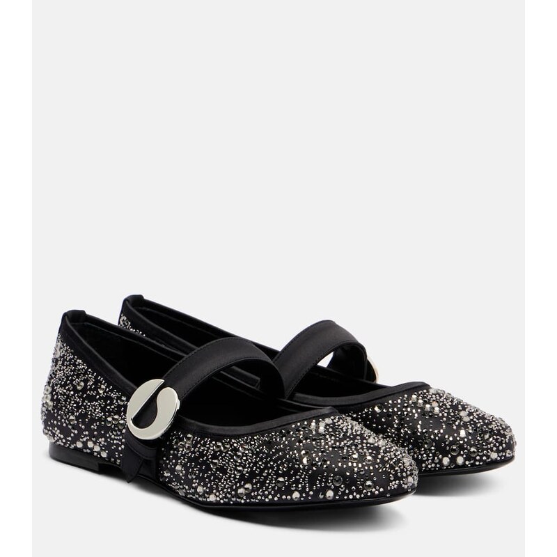 Coperni Embellished ballet flats