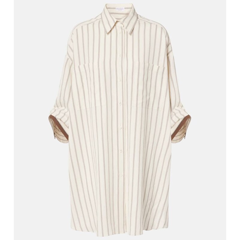 Brunello Cucinelli Silk-blend shirt