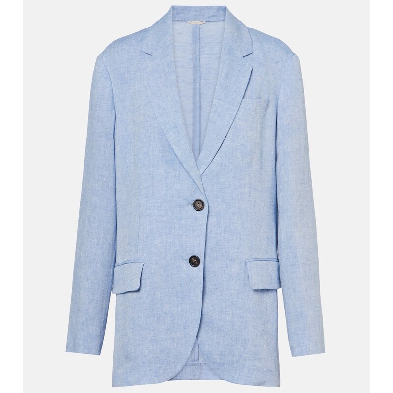Brunello Cucinelli Linen-blend blazer