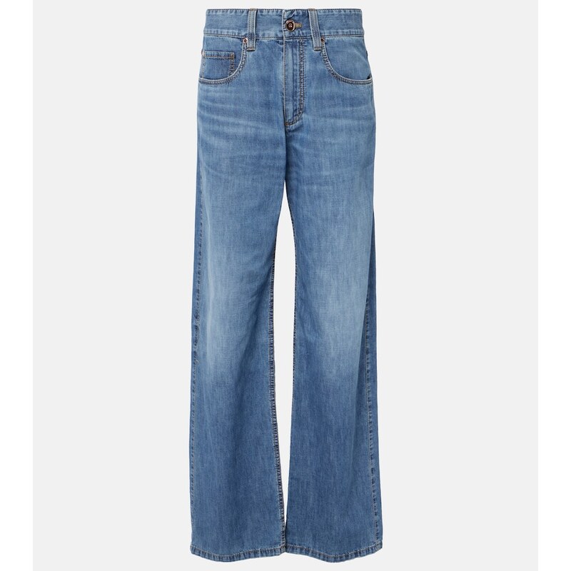 Brunello Cucinelli Mid-rise straight jeans