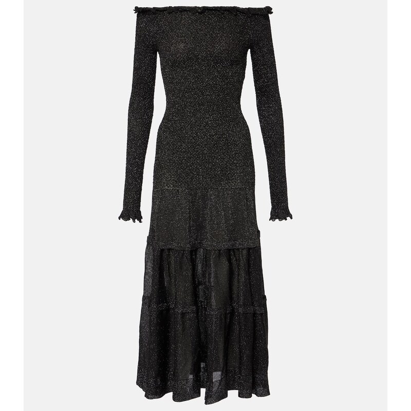 Altuzarra Polly off-shoulder jersey maxi dress