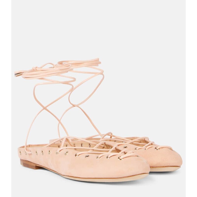 Chloé Ghillies suede flats