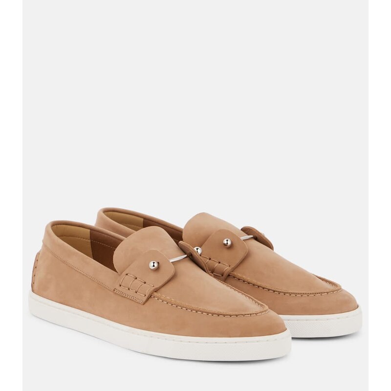 Christian Louboutin Chambeliboat leather slip-on shoes
